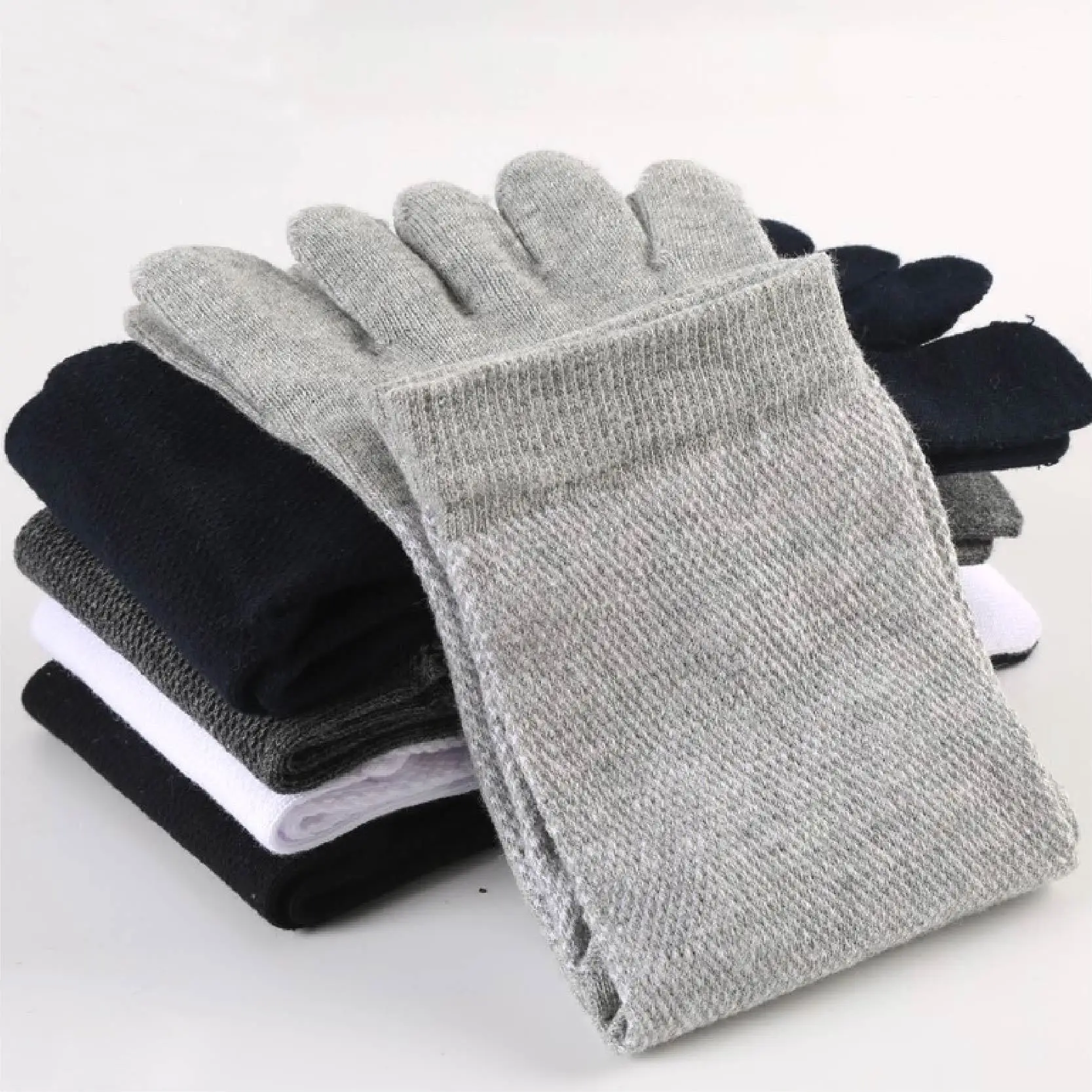 Unisex Toe Socks Five Fingers Socks Breathable Cotton Socks Black White Grey short sweat-absorbing anti-foot odor toe socks
Unisex Toe Socks Five Fingers Socks Breathable Cotton Socks Black White Grey short sweat-absorbing anti-foot odor toe socks