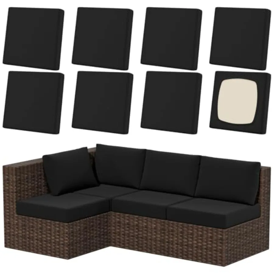 8Pcs Patio Stretch Cushion Covers Outdoor Couch and Sofa Replacement Slipcovers for Patio Furniture Cushion Covers Washable Reu
8Pcs Patio Stretch Cushion Covers Outdoor Couch and Sofa Replacement Slipcovers for Patio Furniture Cushion Covers Washable Reu