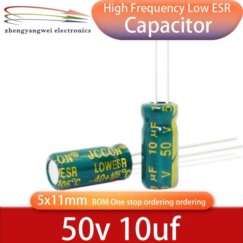 50v10uf 5x11 50pcs 10uf 50v 105C ° high-frequency low resistance electrolytic capacitors
50v10uf 5x11 50pcs 10uf 50v 105C ° high-frequency low resistance electrolytic capacitors
