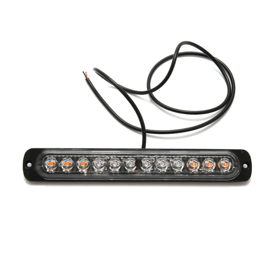 1 Pair 72W Amber 12 LED Car Pickup Flash Strobe Light Ultrathin Side Warning Lamp
1 Pair 72W Amber 12 LED Car Pickup Flash Strobe Light Ultrathin Side Warning Lamp