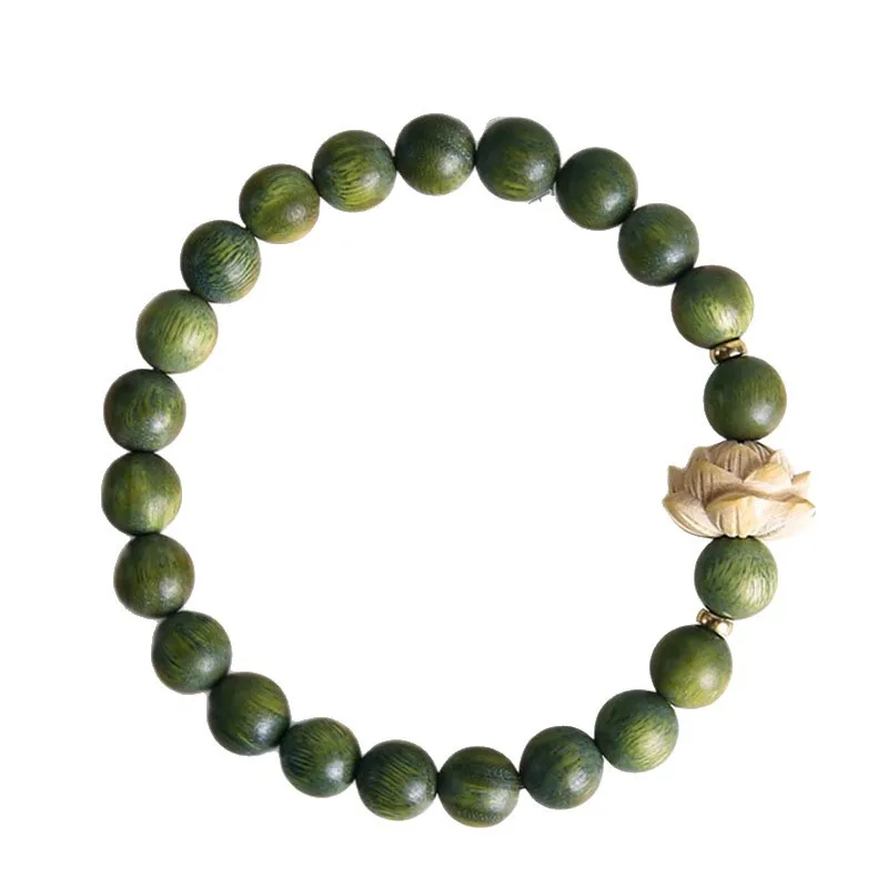 Natural Old Green Sandalwood Bracelet Milk Fragrance Carved Lotus Prayer Beads Handheld Jewelry Gifts
Natural Old Green Sandalwood Bracelet Milk Fragrance Carved Lotus Prayer Beads Handheld Jewelry Gifts