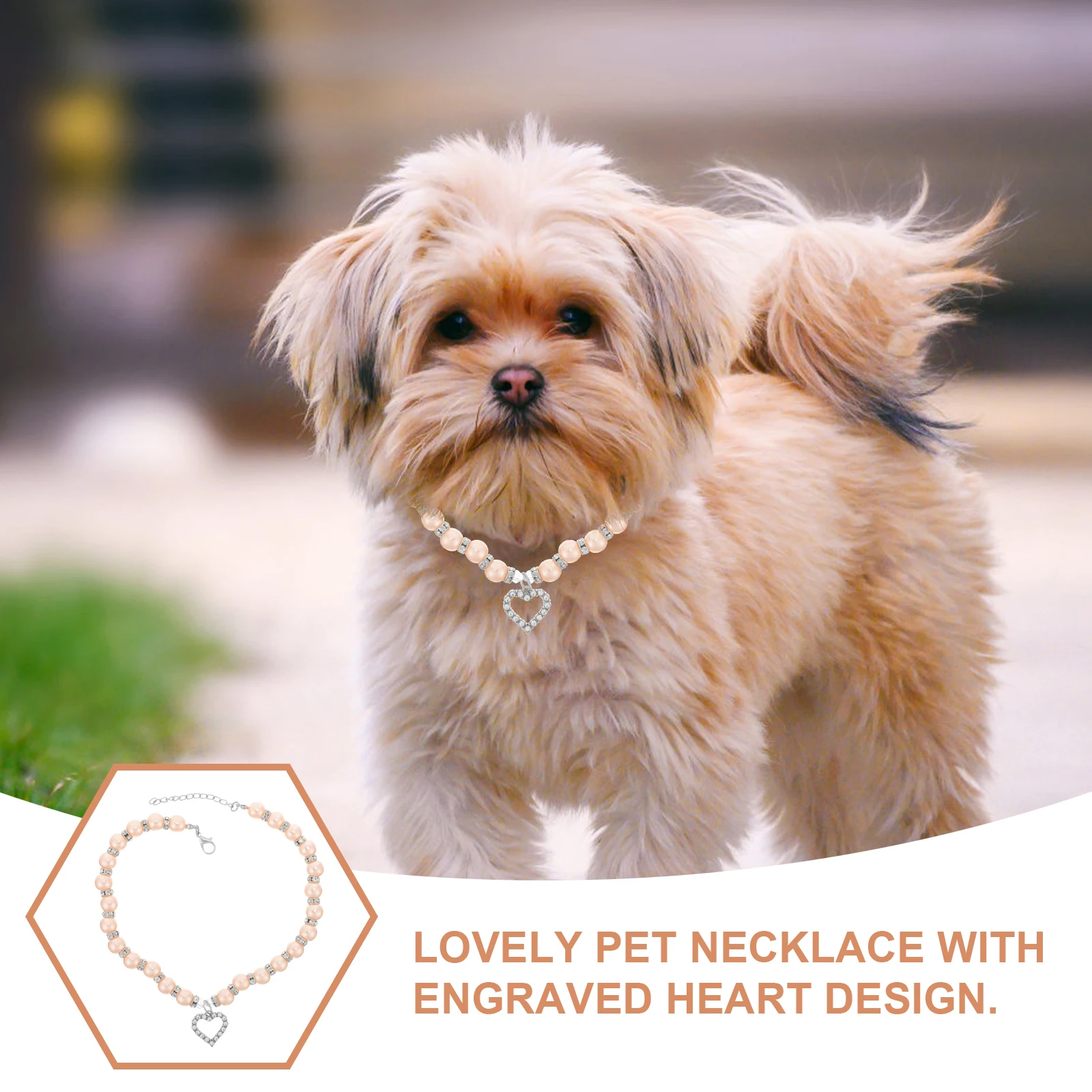 Pearl Necklace Dog and Girls Cat Crystal Heart Pendant Diamond Jewelry for Large Dogs Bling Women
Pearl Necklace Dog and Girls Cat Crystal Heart Pendant Diamond Jewelry for Large Dogs Bling Women