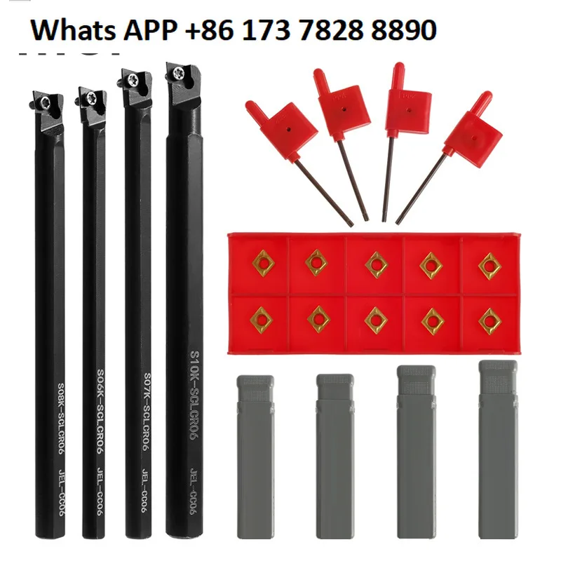 Токарный инструмент для внутреннего отверстия, набор из 4 предметов + ключ 4 шт. + 10 лезвий S06 07 08 Набор токарных инструментов 10K-SCLCR06
Токарный инструмент для внутреннего отверстия, набор из 4 предметов + ключ 4 шт. + 10 лезвий S06 07 08 Набор токарных инструментов 10K-SCLCR06