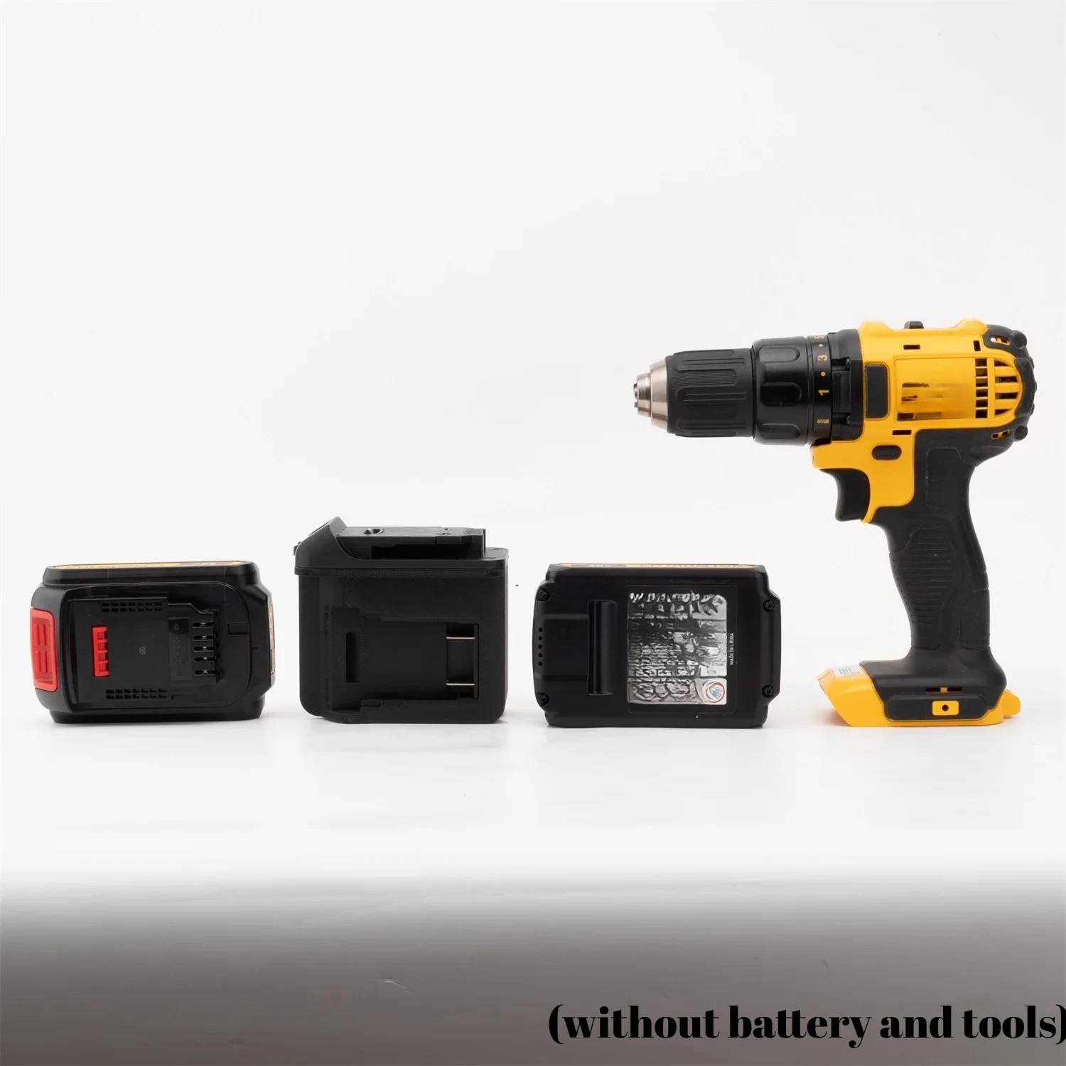 Dual Battery Adapter For Dewalt 18v Battery to Dewalt Tool 18v use - By 3Dominion
Dual Battery Adapter For Dewalt 18v Battery to Dewalt Tool 18v use - By 3Dominion