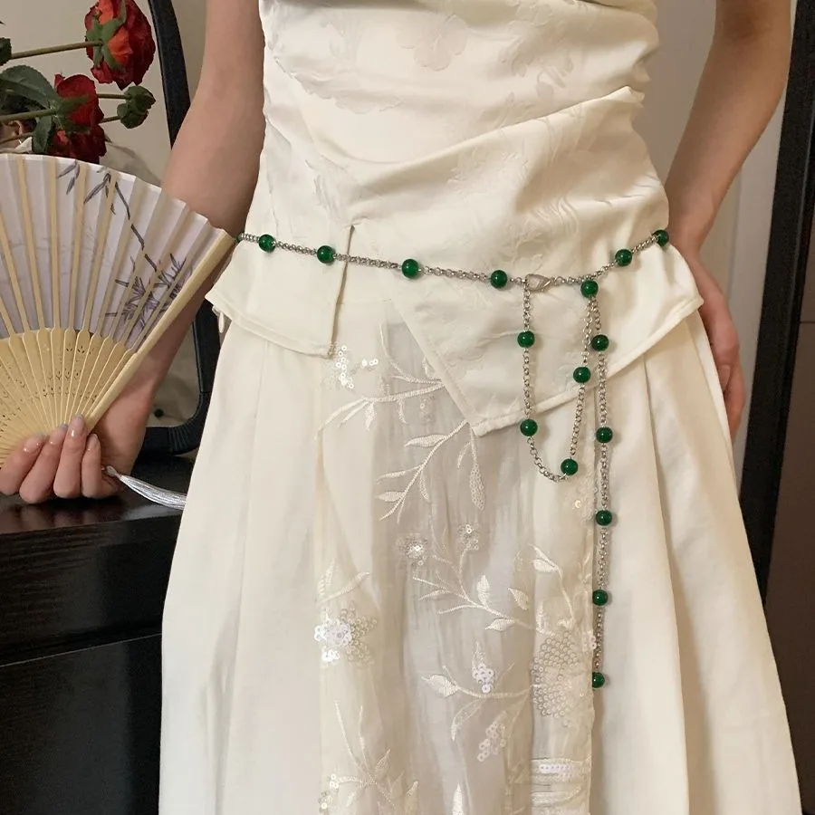 New Chinese-style Belt Women's Decoration with Dresses, Accessories, Ethnic Style, Niche, Thin Waist Chain, Waist Versatile
New Chinese-style Belt Women's Decoration with Dresses, Accessories, Ethnic Style, Niche, Thin Waist Chain, Waist Versatile