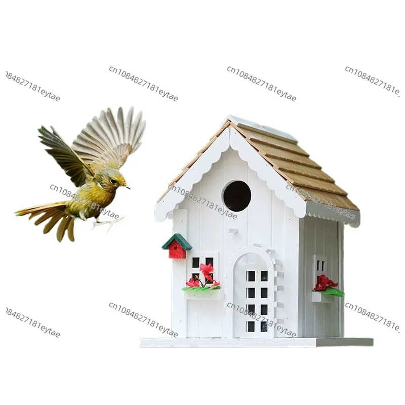Hanging Wooden Birdhouse for Tree Garden Patio Outdoor Wild Bird Nest Decoration
Hanging Wooden Birdhouse for Tree Garden Patio Outdoor Wild Bird Nest Decoration