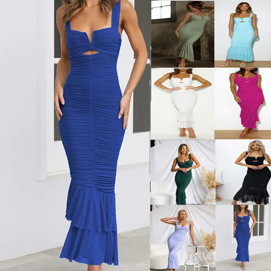 Women's S-XL Size Spring Summer New Spicy Girl Strap Fishtail Dress INS Holiday Zipper Slim Fit Fashion Slimming Versatile New
Women's S-XL Size Spring Summer New Spicy Girl Strap Fishtail Dress INS Holiday Zipper Slim Fit Fashion Slimming Versatile New