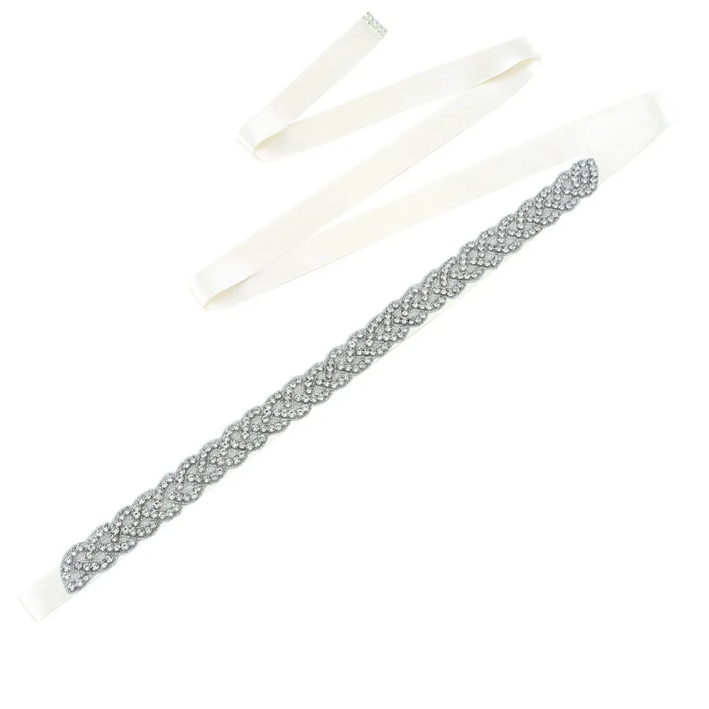 Elegant Bling Rhinestone Belt Binding Method Luxury Long Ribbon Waist Belt Adjustable Wedding Dress Waist Belt Formal Gowns
Elegant Bling Rhinestone Belt Binding Method Luxury Long Ribbon Waist Belt Adjustable Wedding Dress Waist Belt Formal Gowns