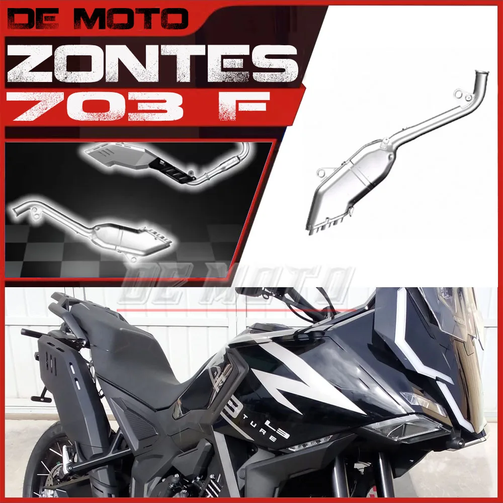 FOR ZONTES 703F Motorcycle Front And Rear Muffler Exhaust Pipe Assembly Anti-Scalding Plate Cover Sensor
FOR ZONTES 703F Motorcycle Front And Rear Muffler Exhaust Pipe Assembly Anti-Scalding Plate Cover Sensor
