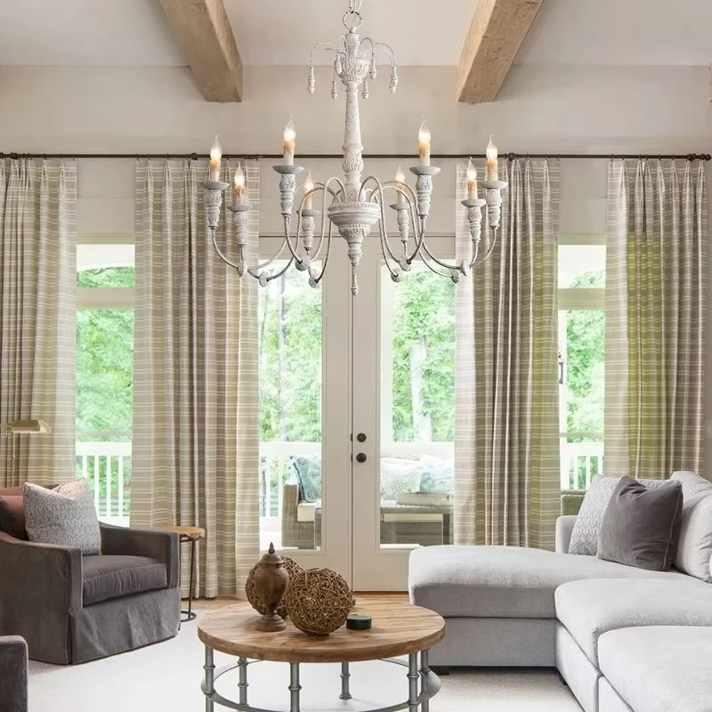 Large Chandelier Vintage White For High Ceiling 15 Lights Foyer Chandeliers Retro For Living Room Church Lobby Hanging Lighting
Large Chandelier Vintage White For High Ceiling 15 Lights Foyer Chandeliers Retro For Living Room Church Lobby Hanging Lighting