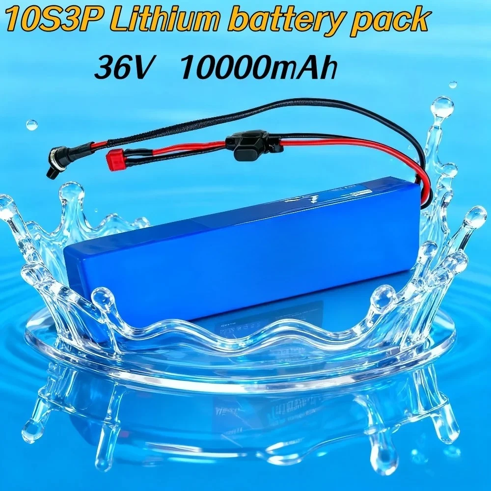 10S3P 36V 10000mAh18650 Lithium Battery Pack with BMS, for 500W Electric Power Modification, Rechargeable Li-ion Vehicle Battery
10S3P 36V 10000mAh18650 Lithium Battery Pack with BMS, for 500W Electric Power Modification, Rechargeable Li-ion Vehicle Battery
