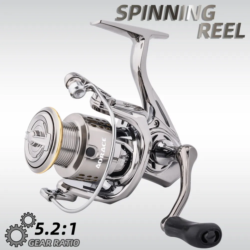 New Hot Ultra Light 5.2:1 Deep Spool Long Cast Spinning Reels Lure Rock Fishing Sea Rod Saltwater Freshwater Bass Panfish Tackle
New Hot Ultra Light 5.2:1 Deep Spool Long Cast Spinning Reels Lure Rock Fishing Sea Rod Saltwater Freshwater Bass Panfish Tackle