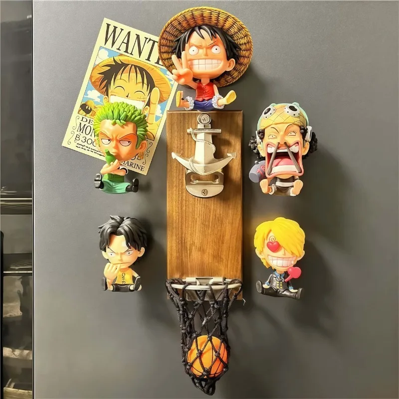 One Piece Magnetic Bottle Opener Luffy Zoro Three-dimensional Refrigerator Beer Bottle Opener Powerful Magnet Hole Board Gift
One Piece Magnetic Bottle Opener Luffy Zoro Three-dimensional Refrigerator Beer Bottle Opener Powerful Magnet Hole Board Gift