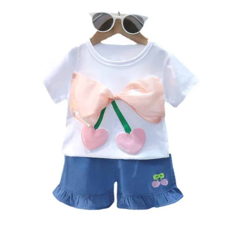 New Summer Baby Clothes Suit Children Girls Outfits Infant Casual T-Shirt Shorts 2Pcs/Set Toddler Sports Costume Kids Tracksuits
New Summer Baby Clothes Suit Children Girls Outfits Infant Casual T-Shirt Shorts 2Pcs/Set Toddler Sports Costume Kids Tracksuits