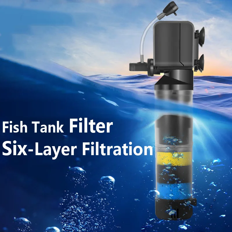 Fish Tank 3-in-1 Filter Aquarium Filter Fish Tank Silent Water Pump Aquarium Built-in Filter Water Pump Oxygenation Filter Pump
Fish Tank 3-in-1 Filter Aquarium Filter Fish Tank Silent Water Pump Aquarium Built-in Filter Water Pump Oxygenation Filter Pump