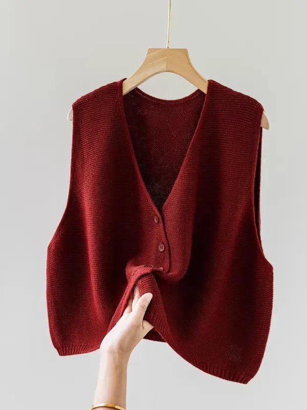 Extra Large 300 Pou Korean Sle Casual Red Knitted Open Cardigan Autumn Winter Loose Svel Women's Vest Top
Extra Large 300 Pou Korean Sle Casual Red Knitted Open Cardigan Autumn Winter Loose Svel Women's Vest Top