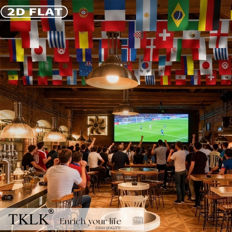 Polyester 50/100/200 International String Flag - National Country Flags for Sports Events, International Festivals, Sport Clubs
Polyester 50/100/200 International String Flag - National Country Flags for Sports Events, International Festivals, Sport Clubs