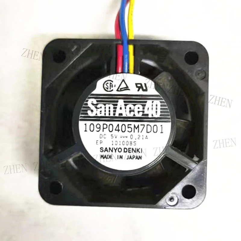 S New 109P0405M7D01 DC 5V 0.21A 4CM 4015 3 PIN Fan For SANYO
S New 109P0405M7D01 DC 5V 0.21A 4CM 4015 3 PIN Fan For SANYO