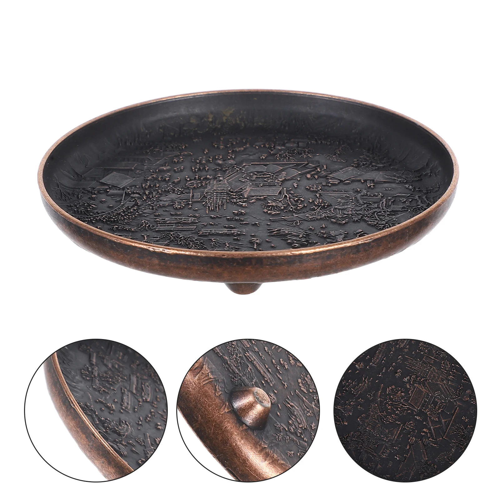 2Pcs Copper Metal Saucers Retro Tea Coffee Cup Coaster Practical Home Tearoom Cup Storage Retro Tea Saucers
2Pcs Copper Metal Saucers Retro Tea Coffee Cup Coaster Practical Home Tearoom Cup Storage Retro Tea Saucers