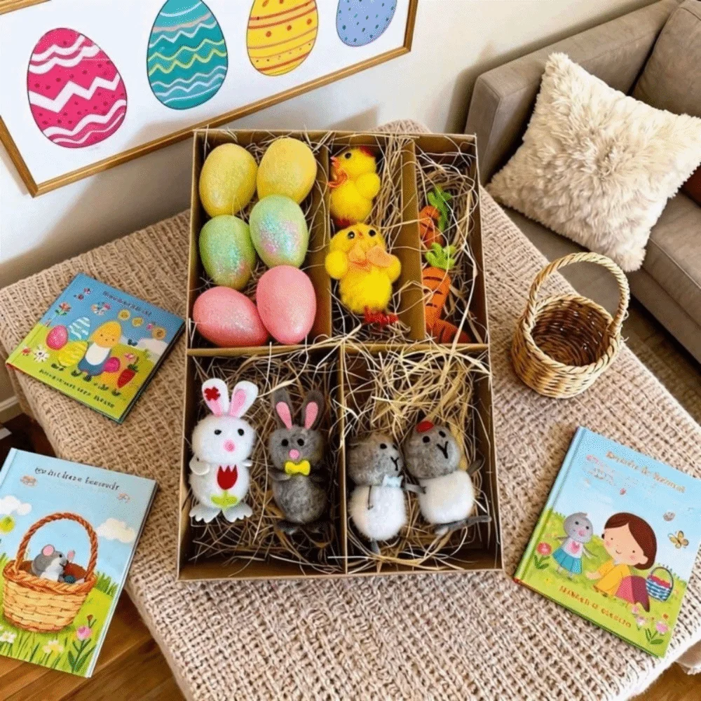 Fun Happy Easter Easter Eggs Chick Ornament Realistic Handmade Rabbit Figurine Cute Easter Decoration Interactive Party
Fun Happy Easter Easter Eggs Chick Ornament Realistic Handmade Rabbit Figurine Cute Easter Decoration Interactive Party