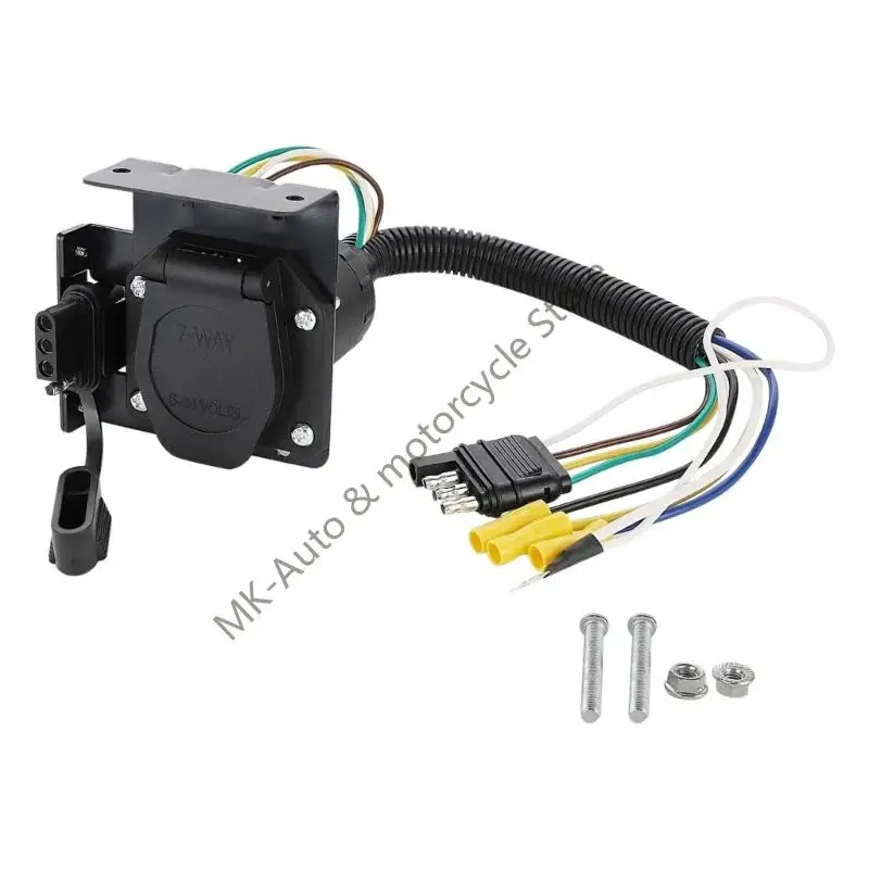 Universal 4 Poles to 7 Poles Trailer Light Adapter Waterproof for Truck & Vehicle
Universal 4 Poles to 7 Poles Trailer Light Adapter Waterproof for Truck & Vehicle