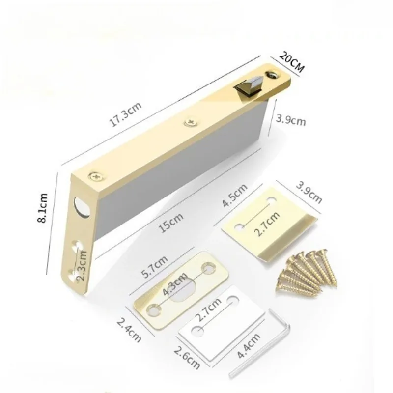 1Pc Automatic Flush Bolt For Double Doors Fire Rated Top Floor Spring Latch Silver Gold Black
1Pc Automatic Flush Bolt For Double Doors Fire Rated Top Floor Spring Latch Silver Gold Black