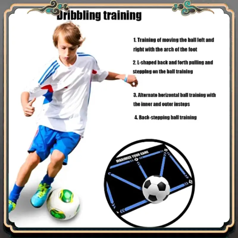 Premium Football Footstep Training Anti-Slip Floor Mat Ball Control Footstep Carpet Indoor Sound Insulation Fitness Mat
Premium Football Footstep Training Anti-Slip Floor Mat Ball Control Footstep Carpet Indoor Sound Insulation Fitness Mat