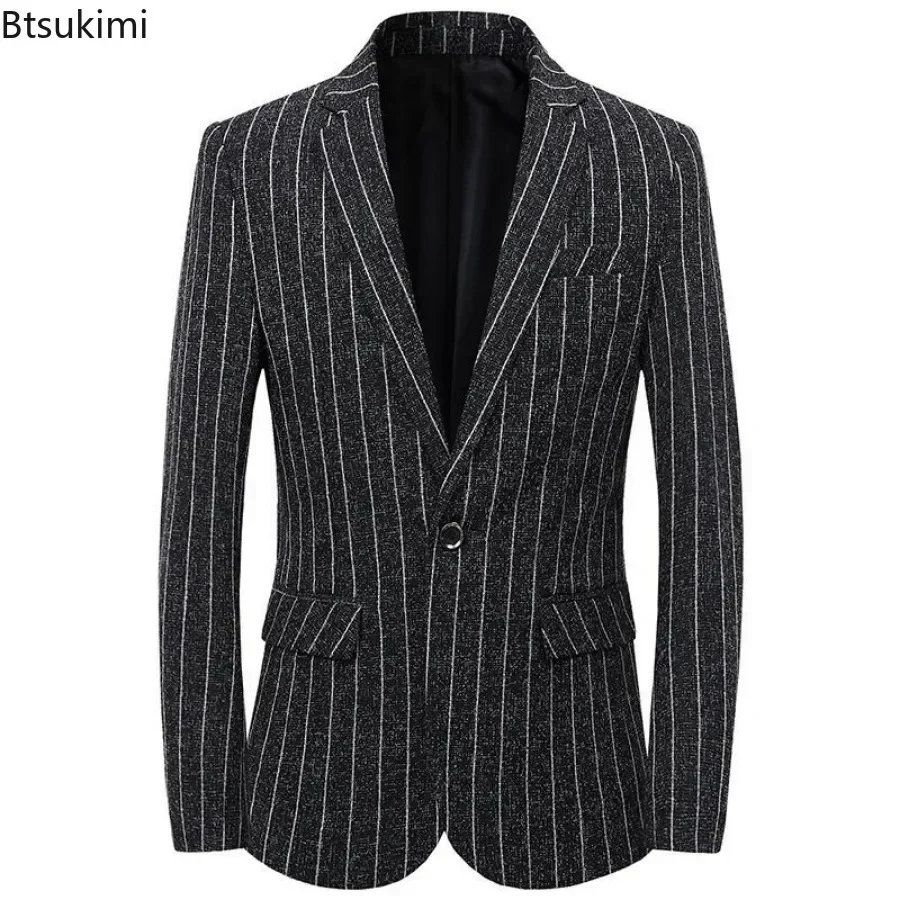 2025 Men's Formal Blazers Coats Korean Style Men's Plaid Suits Jacket Autumn Winter Suit Jacket Male Slim Blazer Masculino Coats
2025 Men's Formal Blazers Coats Korean Style Men's Plaid Suits Jacket Autumn Winter Suit Jacket Male Slim Blazer Masculino Coats