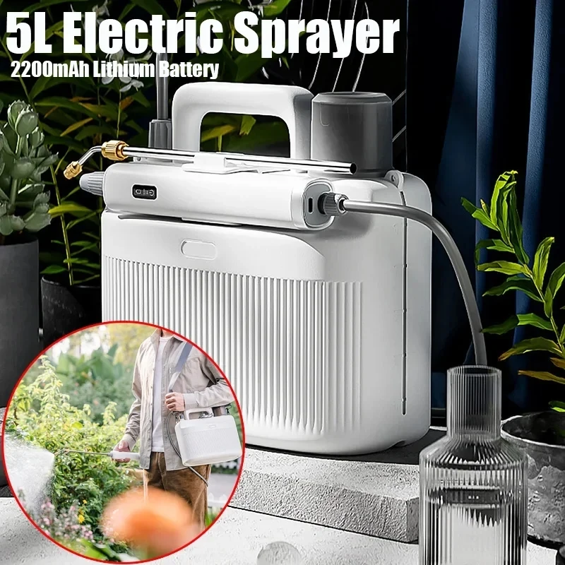 5L Garden Electric Sprayer Pesticide Spray Watering Flower Electric Tools For 2200mAh Lithium Battery Mini Atomization Sprayer
5L Garden Electric Sprayer Pesticide Spray Watering Flower Electric Tools For 2200mAh Lithium Battery Mini Atomization Sprayer
