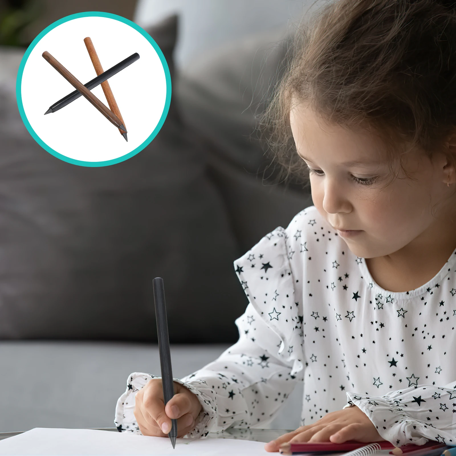 3 Pcs No Ink Need to Sharpen Pencils Pupils Lead Children Wooden Mechanical Kids Inkless
3 Pcs No Ink Need to Sharpen Pencils Pupils Lead Children Wooden Mechanical Kids Inkless