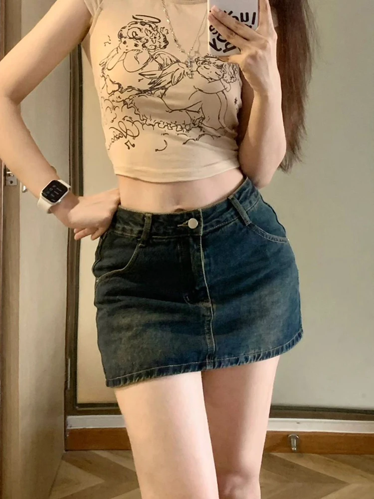 High Waist Denim Skirt Women's Bodycon Skirts Summer 2024 Faion Versatile ort A-Line Skirts Korean Sle
High Waist Denim Skirt Women's Bodycon Skirts Summer 2024 Faion Versatile ort A-Line Skirts Korean Sle