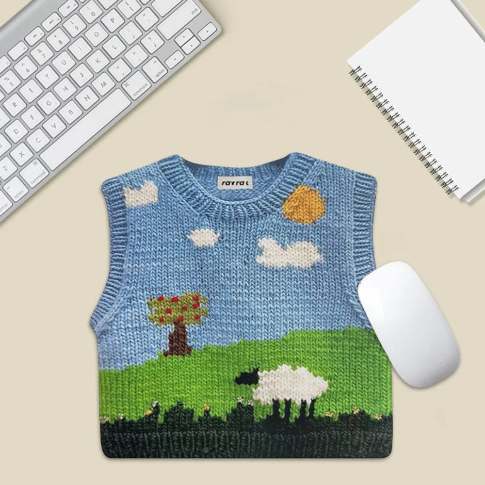 Simulated Printing Knitted Sweater Mouse Pad Anti-Slip Desk Sweater Mouse Mat Cute Rubber Keyboard Mice Mat Typewriting Tools
Simulated Printing Knitted Sweater Mouse Pad Anti-Slip Desk Sweater Mouse Mat Cute Rubber Keyboard Mice Mat Typewriting Tools