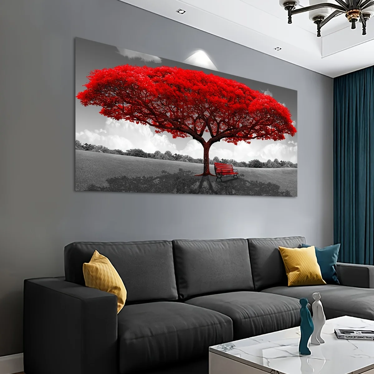 Canvas Prints Vibrant Red Tree Landscape Poster Unframed Wall Art Poster Wall Painting Large Size for Office & Living Room Decor
Canvas Prints Vibrant Red Tree Landscape Poster Unframed Wall Art Poster Wall Painting Large Size for Office & Living Room Decor