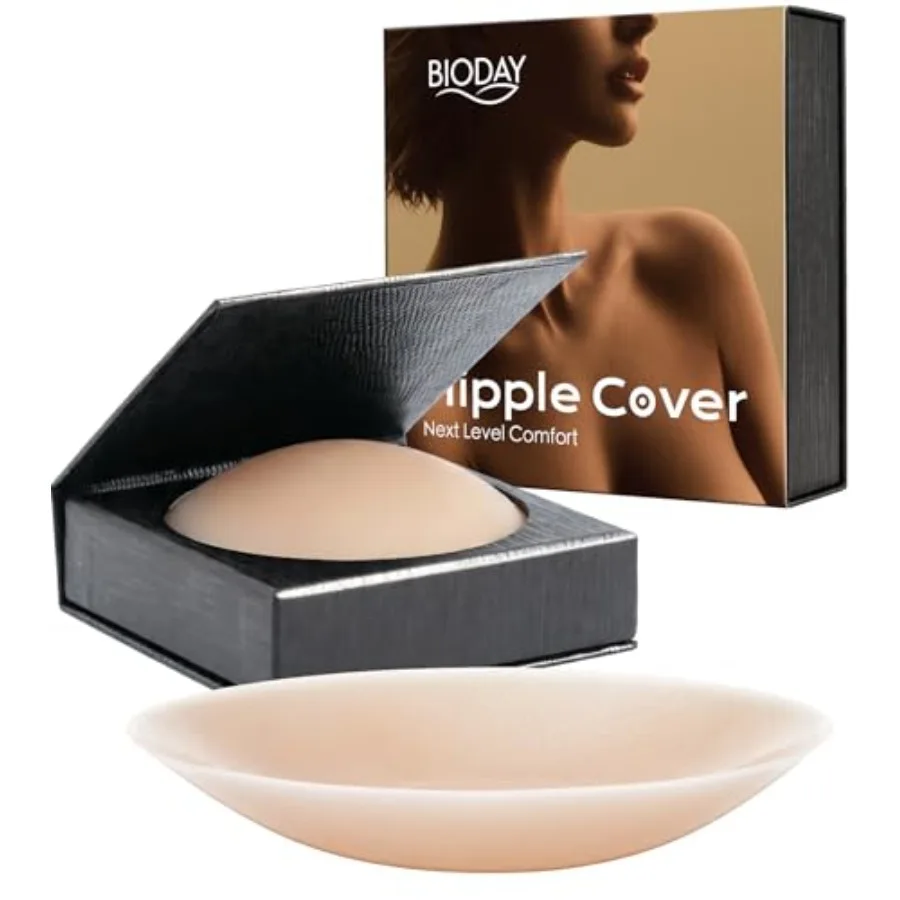 Seamless Invisible Nipple Covers for Women, 2 Pairs Reusable Sticky Pasties, Adhesive Breast Petals with Travel Case
Seamless Invisible Nipple Covers for Women, 2 Pairs Reusable Sticky Pasties, Adhesive Breast Petals with Travel Case