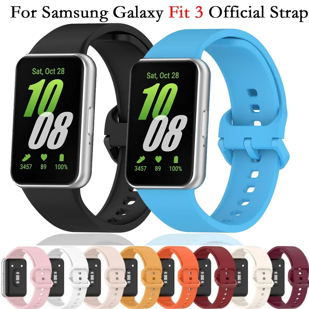 Официальный спортивный силиконовый ремешок для Samsung Galaxy Fit 3, браслет для умных часов, аксессуары для часов Galaxy Fit 3, дышащий Correa
Официальный спортивный силиконовый ремешок для Samsung Galaxy Fit 3, браслет для умных часов, аксессуары для часов Galaxy Fit 3, дышащий Correa
