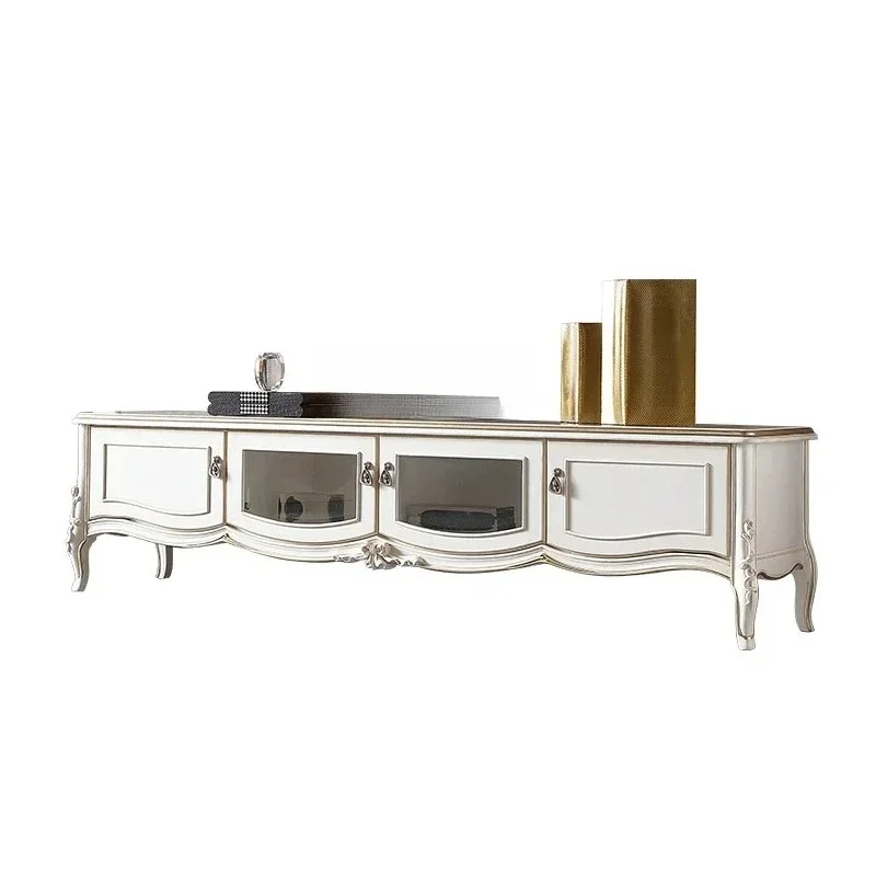 French light luxury solid wood TV cabinet luxury European living room palace carved storage cabinet
French light luxury solid wood TV cabinet luxury European living room palace carved storage cabinet