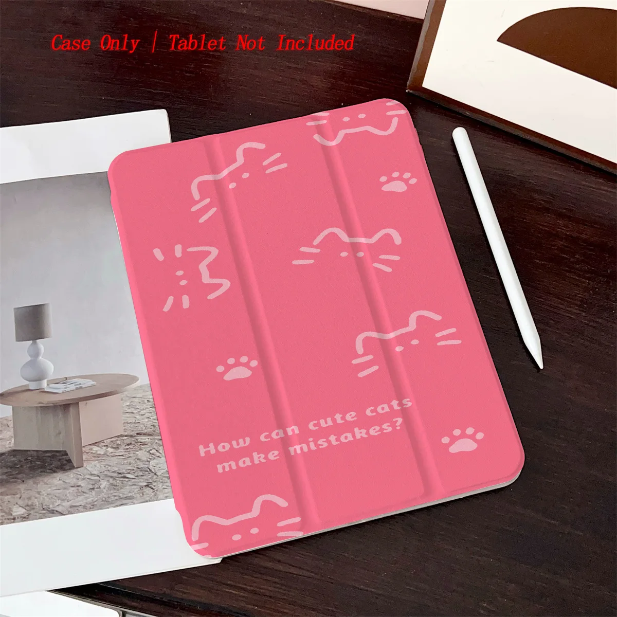 Apple iPad Case 360° Rotatable Foldable - Stylish Pink Backdrop & Cat Graphic (Durable Shockproof Slim)
Apple iPad Case 360° Rotatable Foldable - Stylish Pink Backdrop & Cat Graphic (Durable Shockproof Slim)