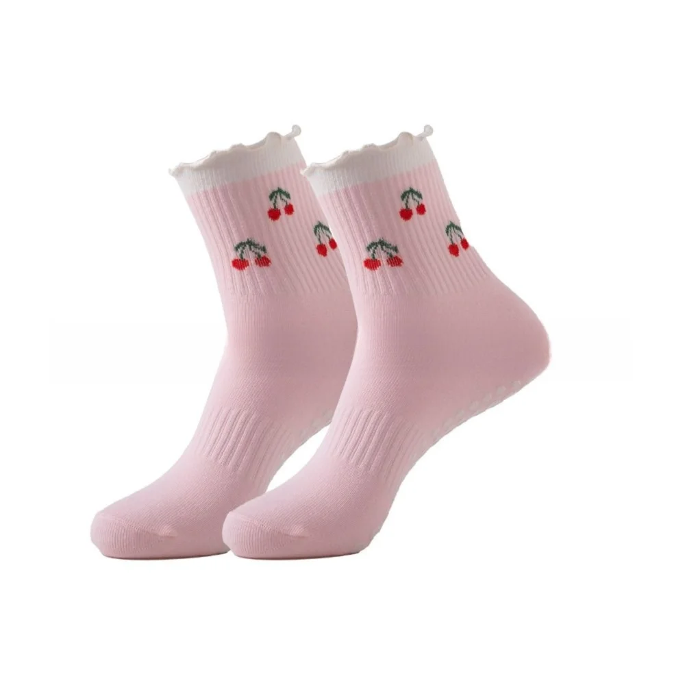 New Cotton Pilates Socks Harajuku Street Breathable Cherry Embroidery Socks Sweat-absorbent Casual Mid Tube Socks
New Cotton Pilates Socks Harajuku Street Breathable Cherry Embroidery Socks Sweat-absorbent Casual Mid Tube Socks