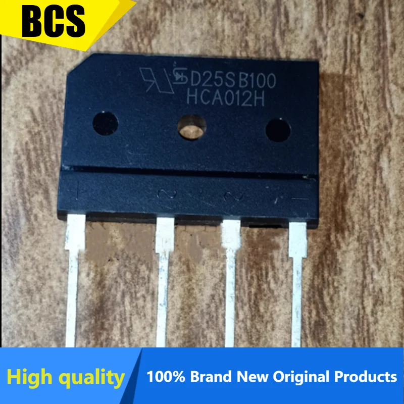 5pcs D25SB100 NEW Original Genuine Rectifier Bridge Packing 4-DIP
5pcs D25SB100 NEW Original Genuine Rectifier Bridge Packing 4-DIP