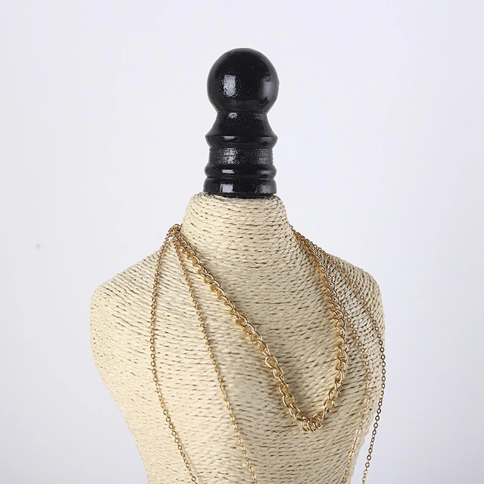 Jewelry Display Bust Stand Organizer for Necklace Storage Accessories for Exhibitions and Retail Shops
Jewelry Display Bust Stand Organizer for Necklace Storage Accessories for Exhibitions and Retail Shops