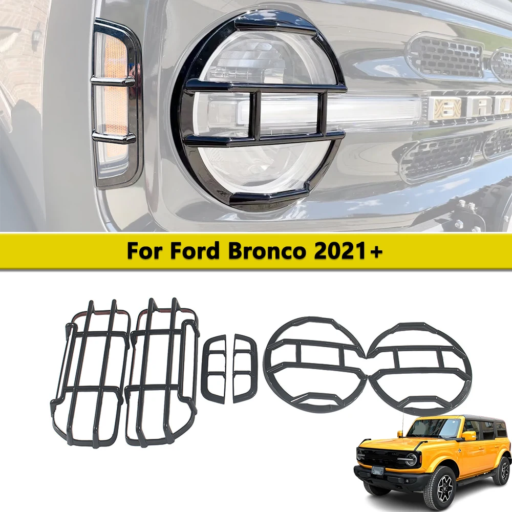 Car Light Guard Cover Trim Side Marked Lamp Hood Decoration for Ford Bronco 2021-2025 Taillight Car Styling Exterior Accessories
Car Light Guard Cover Trim Side Marked Lamp Hood Decoration for Ford Bronco 2021-2025 Taillight Car Styling Exterior Accessories