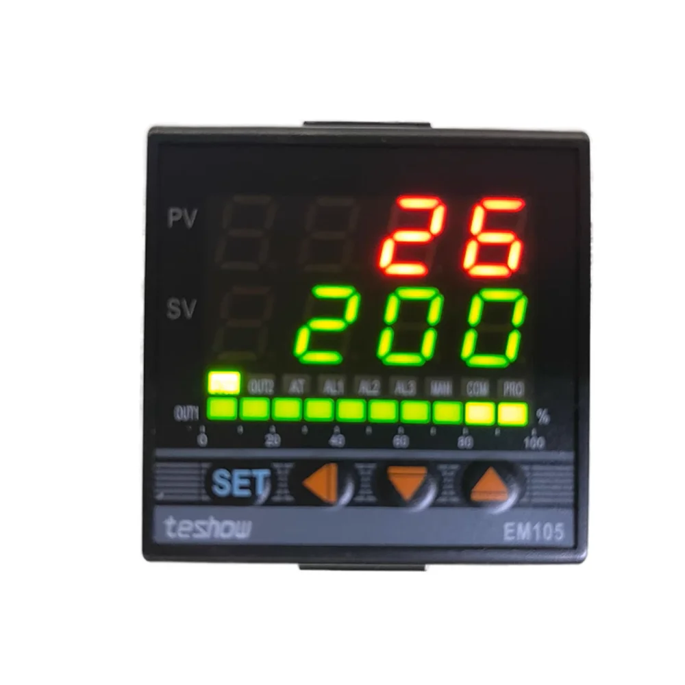 TESHOW temperature controller EM105-520 Temperature controller PID controller EM105-FKA4-MN*AN-B-N FKA4-VN*AN-B-N FKA4-8N*AN-B-N
TESHOW temperature controller EM105-520 Temperature controller PID controller EM105-FKA4-MN*AN-B-N FKA4-VN*AN-B-N FKA4-8N*AN-B-N