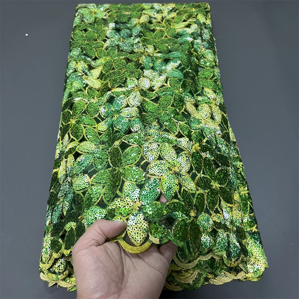 Latest 2025 High Quality African Nigerian With Tulle Sewing Lace Fabric Guipure Embroidery Beads Dresses Sequins 5Yards PS0088
Latest 2025 High Quality African Nigerian With Tulle Sewing Lace Fabric Guipure Embroidery Beads Dresses Sequins 5Yards PS0088