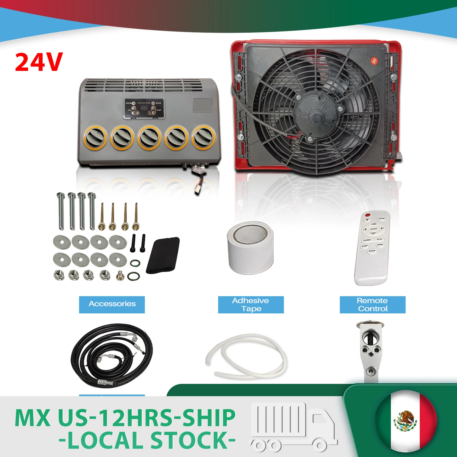Aspligo 24V Electric Air Conditioner Agricultural Harvester Split Air Conditioning For Automobile Excavator Baler Tractor Truck
Aspligo 24V Electric Air Conditioner Agricultural Harvester Split Air Conditioning For Automobile Excavator Baler Tractor Truck