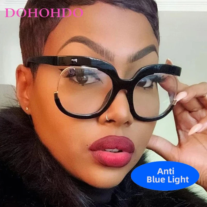 Luxury Oval Half Frame Optical Glasses Women Men Fashion Brand Designer Computer Games Classic Big Frame Anti-Blue Light Eyewear
Luxury Oval Half Frame Optical Glasses Women Men Fashion Brand Designer Computer Games Classic Big Frame Anti-Blue Light Eyewear