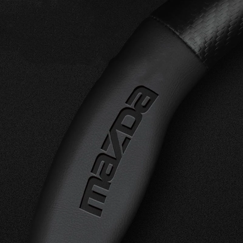 Carbon Fiber Car Steering Wheel Cover Breathable Anti Slip Steering Covers for Mazda 3 bk bl 323 Axela Atenza CX-3 CX-4 CX5 CX-7
Carbon Fiber Car Steering Wheel Cover Breathable Anti Slip Steering Covers for Mazda 3 bk bl 323 Axela Atenza CX-3 CX-4 CX5 CX-7