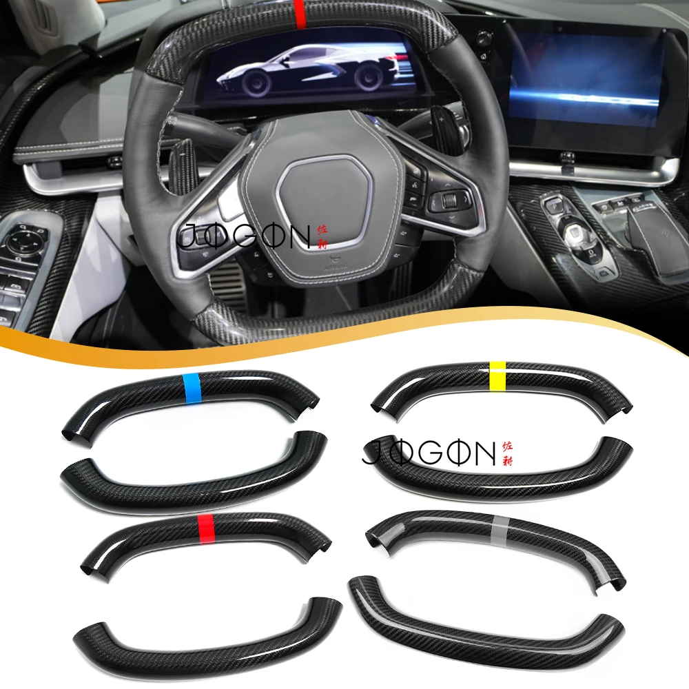 For Chevrolet Corvette C8 Stingray Coupe Convertible Z06 Z51 2020-2026 Real Carbon Fiber Steering Wheel Top Lower Cover Trim
For Chevrolet Corvette C8 Stingray Coupe Convertible Z06 Z51 2020-2026 Real Carbon Fiber Steering Wheel Top Lower Cover Trim
