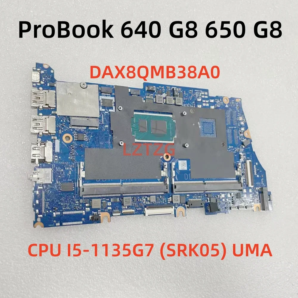 DAX8QMB38A0 для HP ProBook 640 G8 650 G8, материнская плата для ноутбука, процессор I5-1135G7 UMA/N18S-G5-A1 DDR4, 100% протестировано, ОК
DAX8QMB38A0 для HP ProBook 640 G8 650 G8, материнская плата для ноутбука, процессор I5-1135G7 UMA/N18S-G5-A1 DDR4, 100% протестировано, ОК