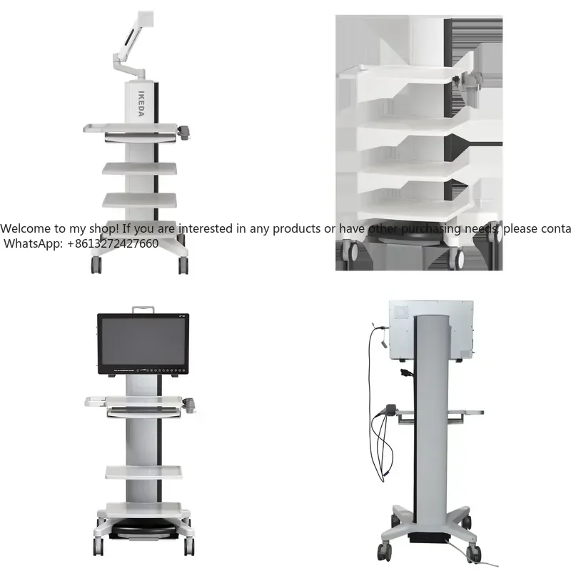 YKD-2100 Medical Endoscopy Trolley White Mobile Cart with Silent Castors for Emergency & Diagnostic Equipment
YKD-2100 Medical Endoscopy Trolley White Mobile Cart with Silent Castors for Emergency & Diagnostic Equipment