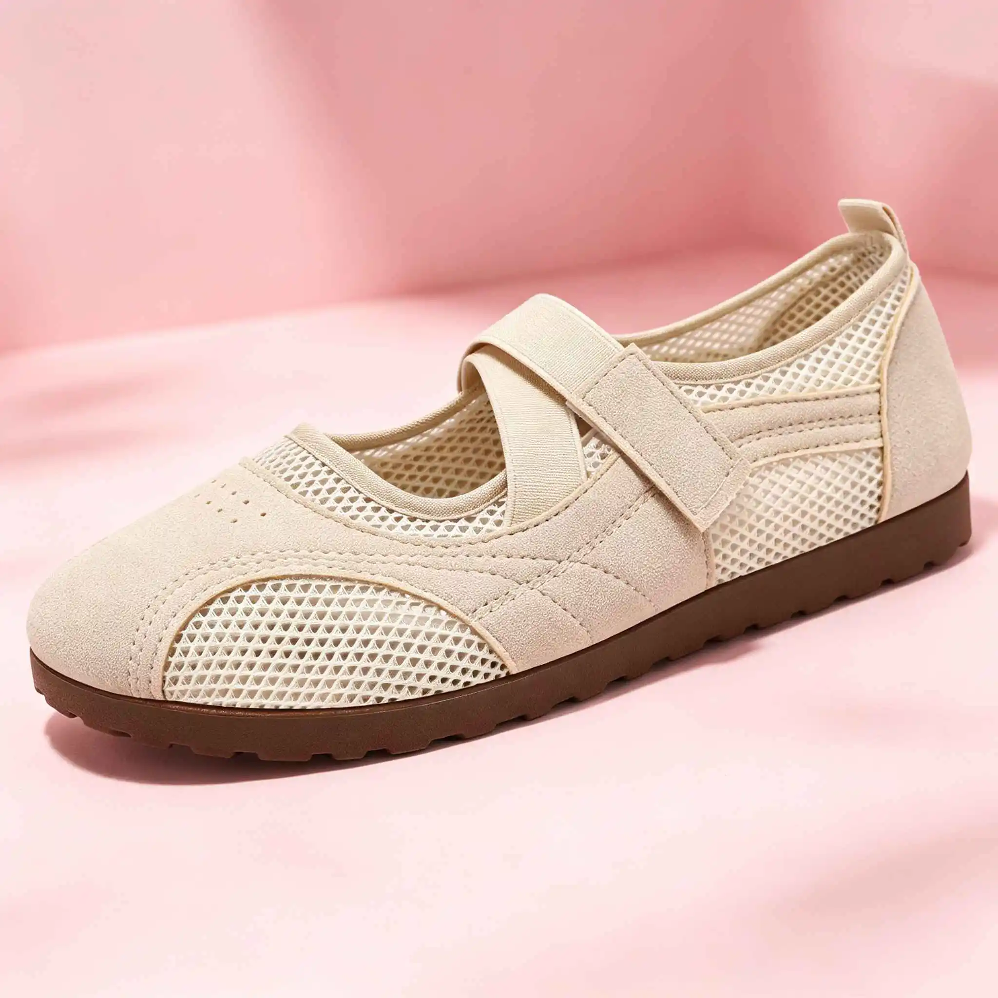 All Match Breathable Comfortable Mesh Leather Shoes Women's Flats Spring Summer 2026 New Casual Shoes Women Mary Janes Mom Daily
All Match Breathable Comfortable Mesh Leather Shoes Women's Flats Spring Summer 2026 New Casual Shoes Women Mary Janes Mom Daily